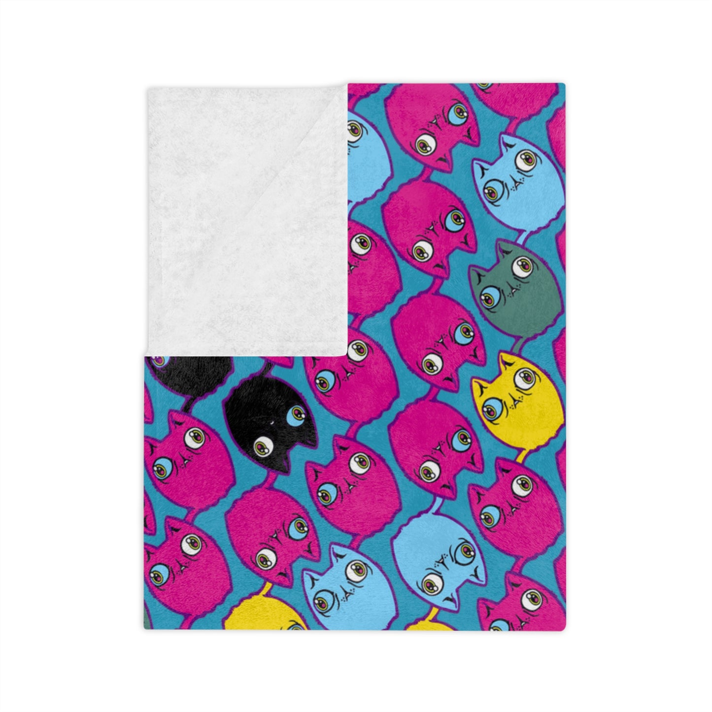 Velveteen Minky Cat Blanket