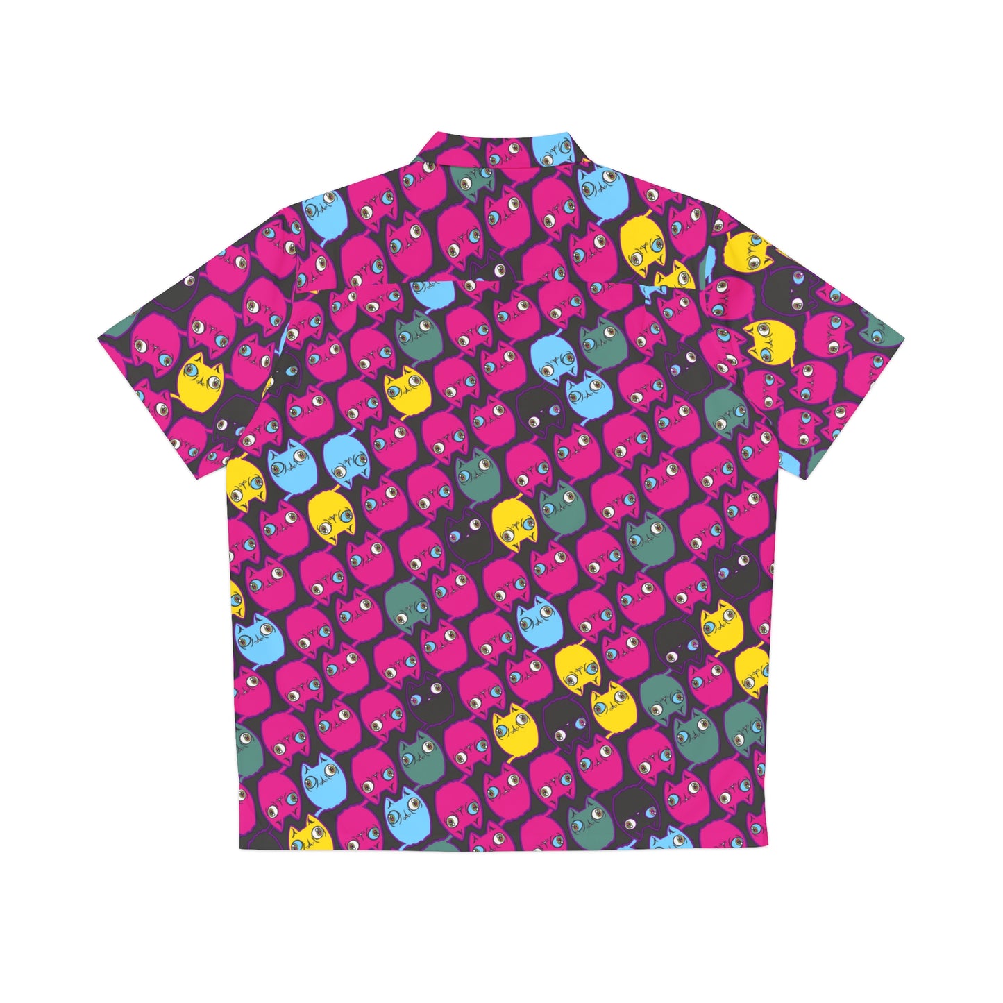 Cat Hawaiian shirt - Black