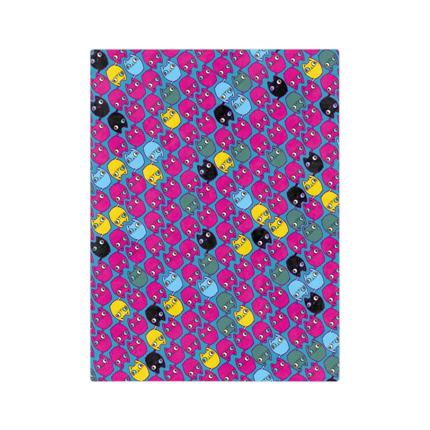 Velveteen Minky Cat Blanket