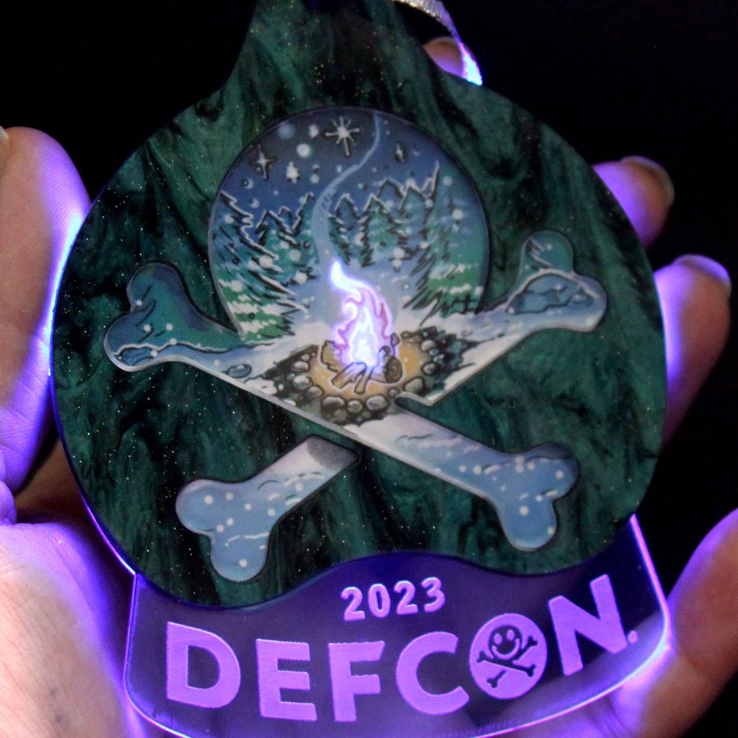 Wintery Green - DEFCON 2023 Ornament