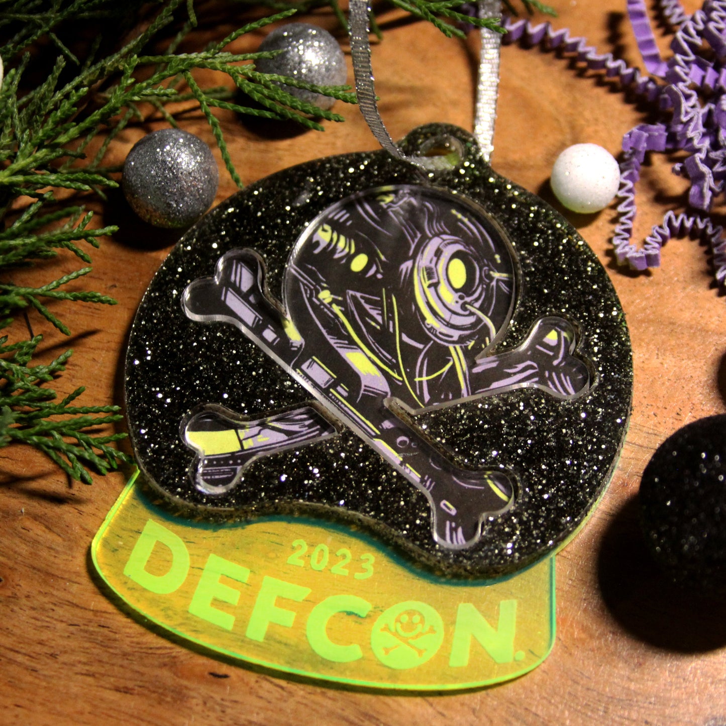 Cyber Glitter - DEFCON 2023 Ornament