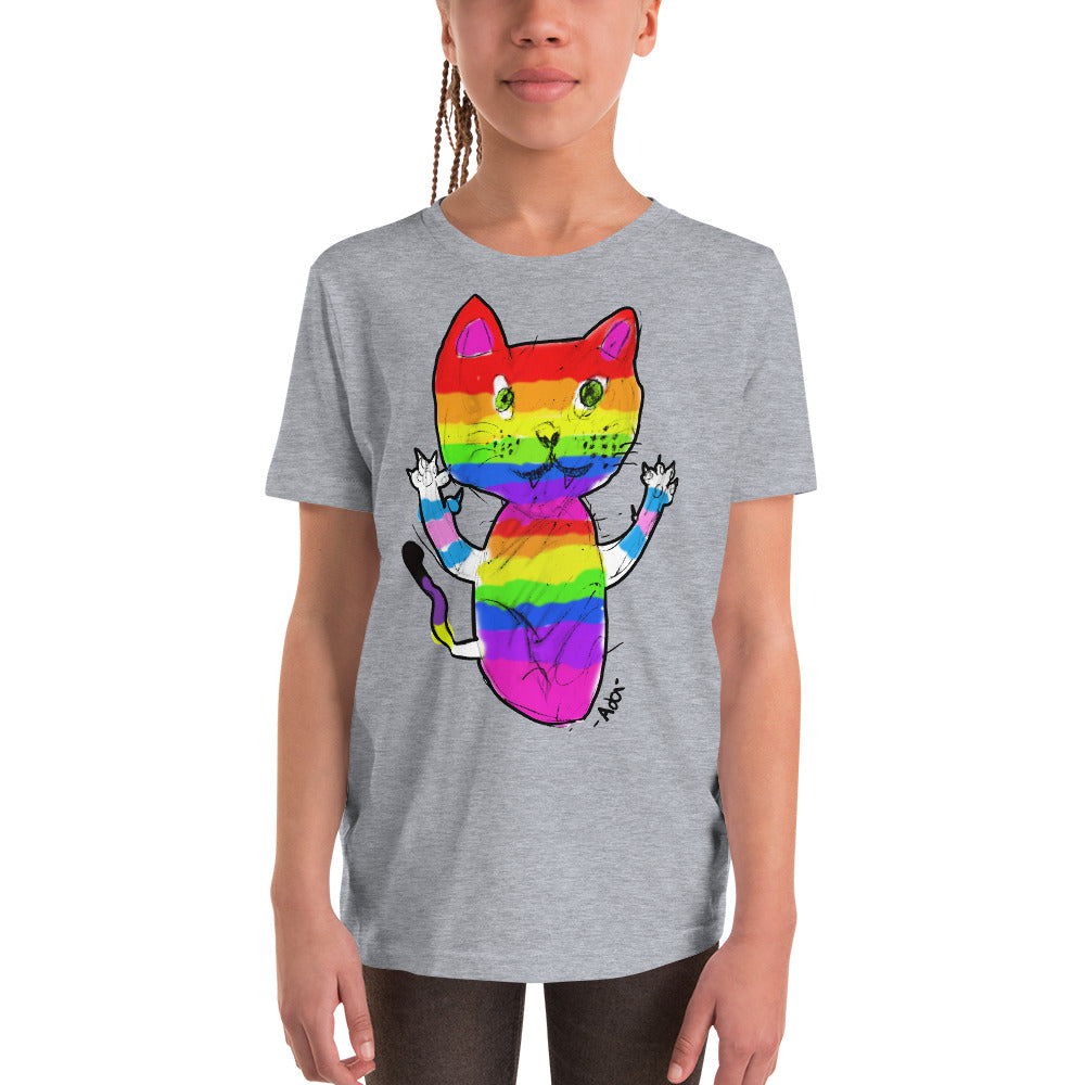 Youth Pride Cat T-Shirt