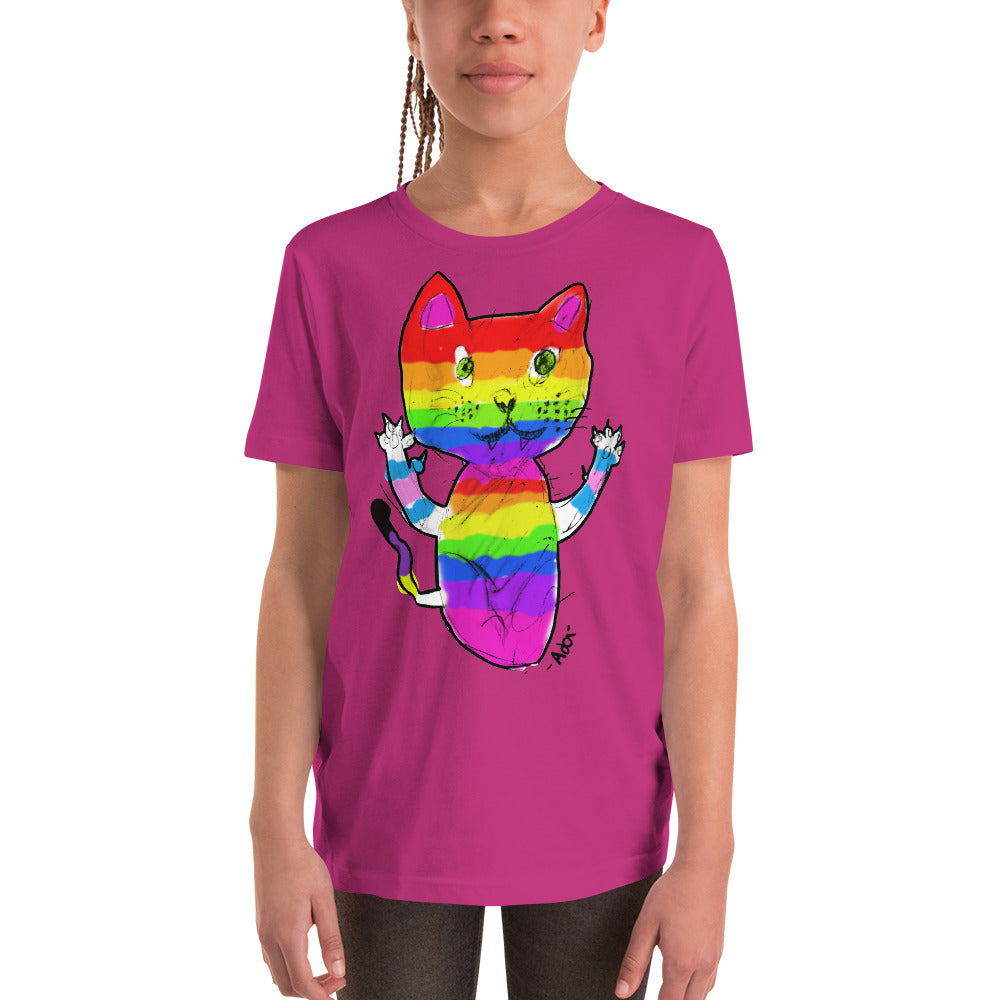 Youth Pride Cat T-Shirt