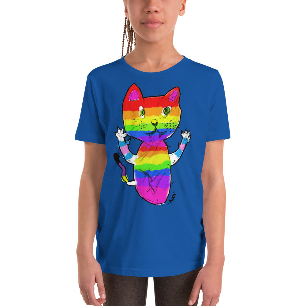 Youth Pride Cat T-Shirt