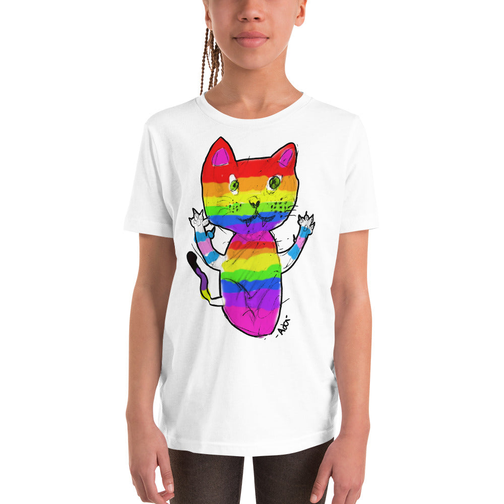 Youth Pride Cat T-Shirt