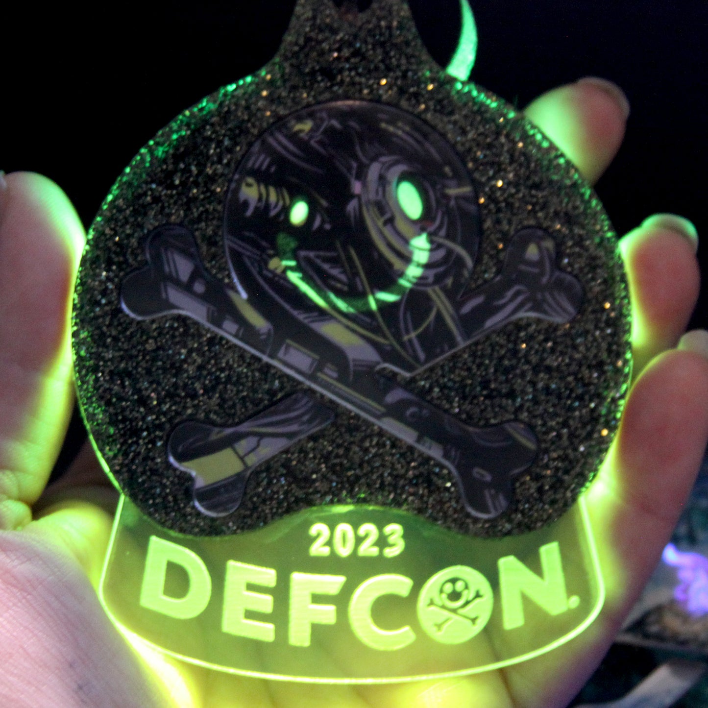 Cyber Glitter - DEFCON 2023 Ornament