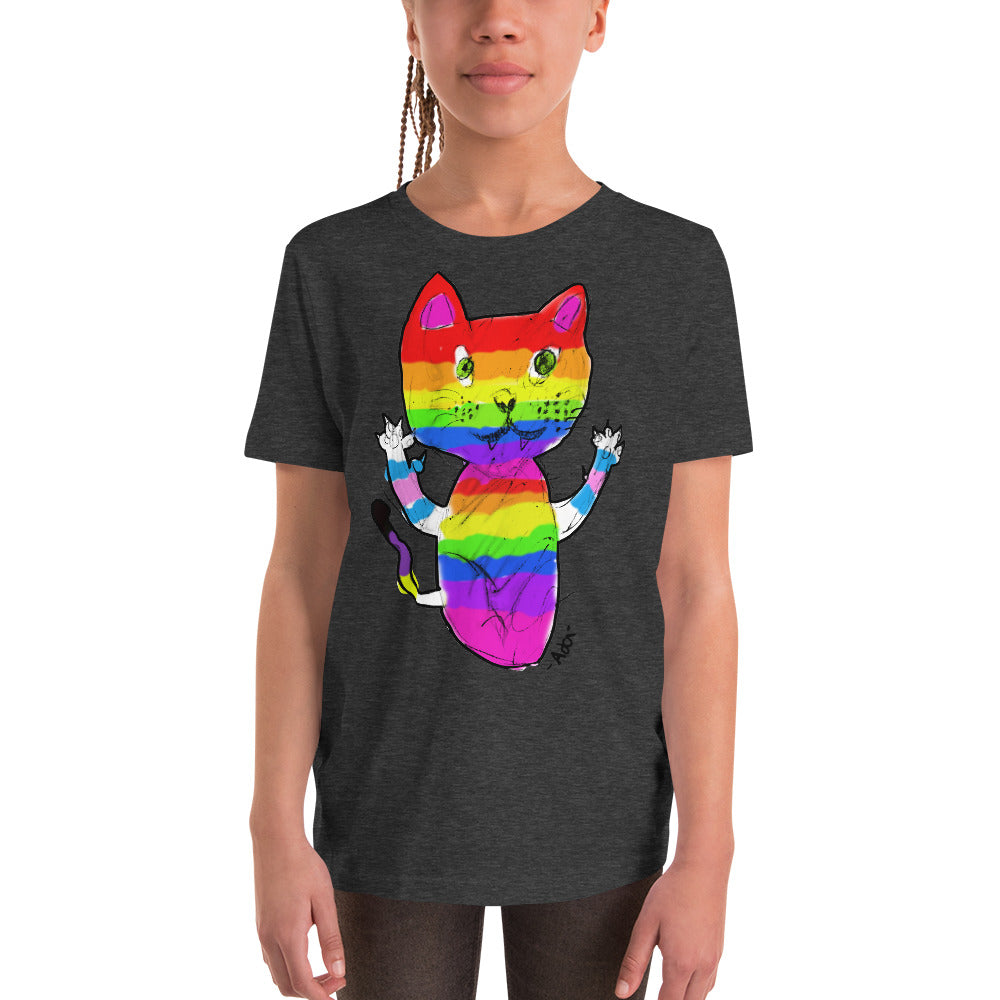 Youth Pride Cat T-Shirt