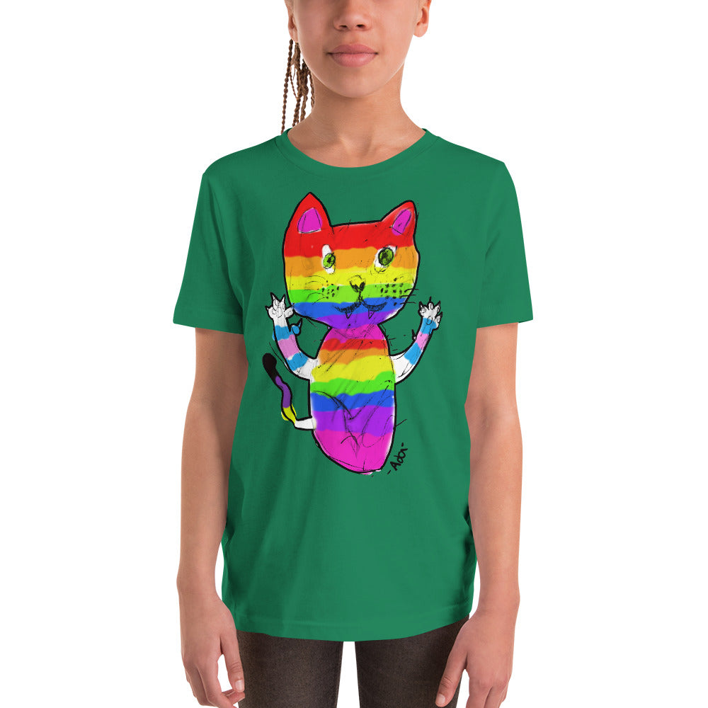 Youth Pride Cat T-Shirt